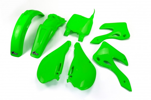 Plastic Kit green for Kawasaki KX 125 (1999-02) - KX 250 (1999-02)